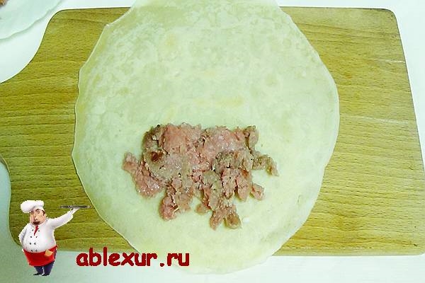 Смачні млинці з м'ясом: рецепт з покроковими фото