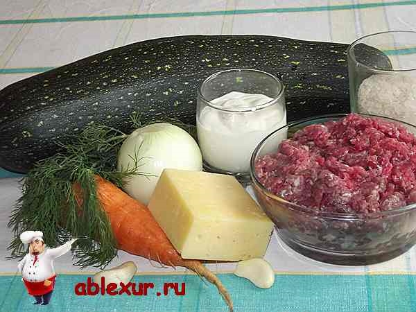 Кабачки в духовці з фаршем: рецепт з покроковими фото